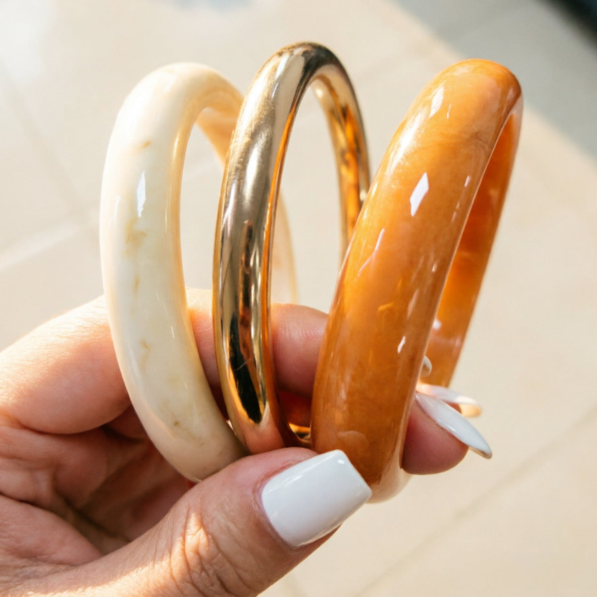 Bracelets Nomade – Set de 3 bracelets colorés